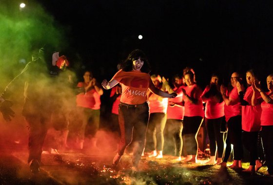 Maggie's Oldham Firewalk