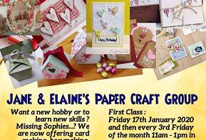 Jane and Elaines Paper Craft Group
